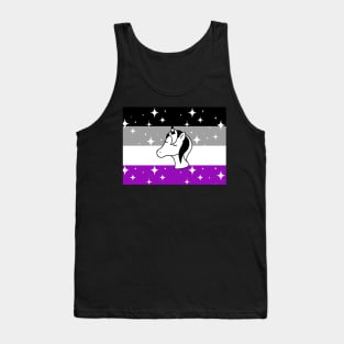 Asexual Sparkle Unicorn Tank Top